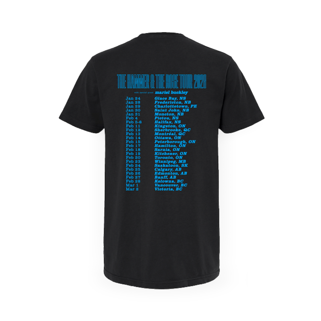 Tour Date T-Shirt • Black